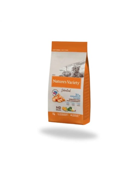 Comida para Gato Esterilizado NATURES VARIETY Original Salmon 1,25kg